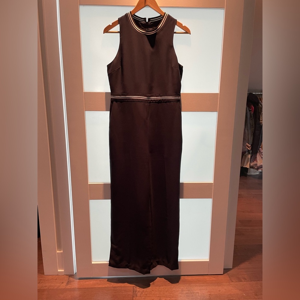 Banana Republic Blue Halter Sheath Pantsuit